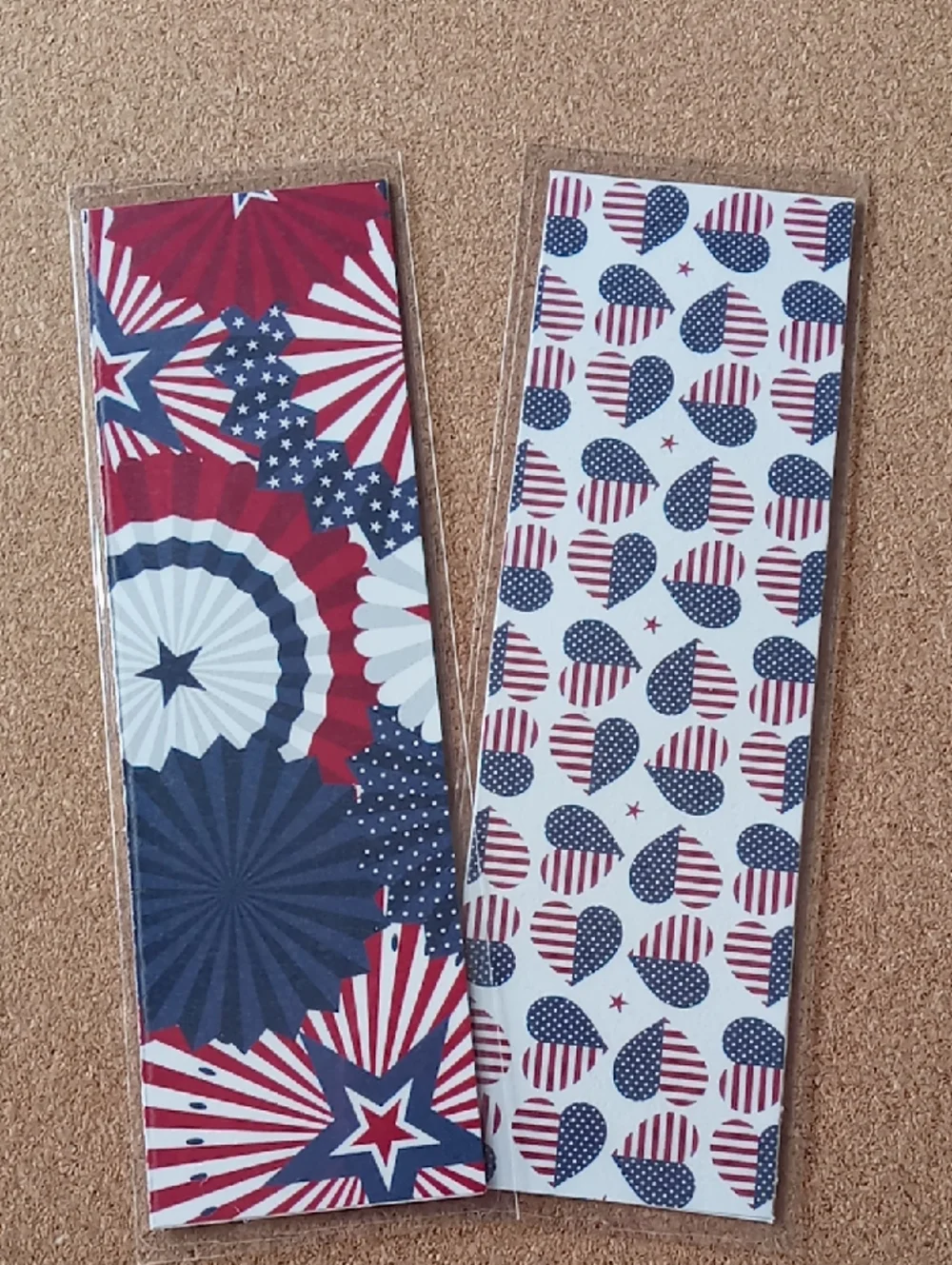 Reversible Patriotic Bookmarks❤️💙